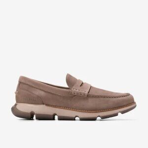 SOLD Cole Haan 4 Zerogrand Penny Loafers Shoes Mens Size 8M Brown Nubuck